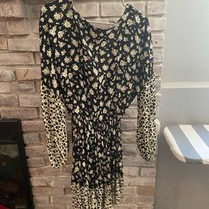 Long sleeve floral dress